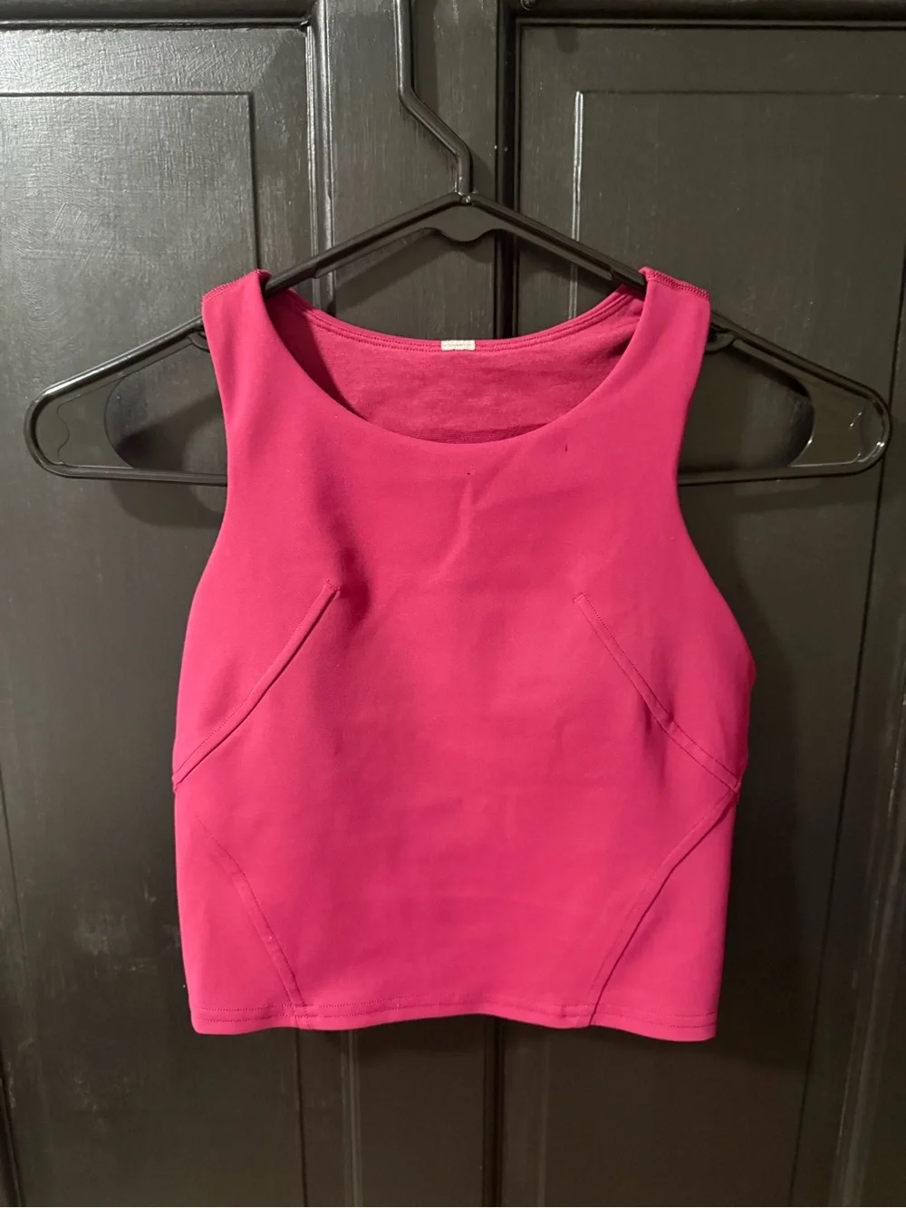 lululemon athletica Hot Pink Racerback Crop Tank
